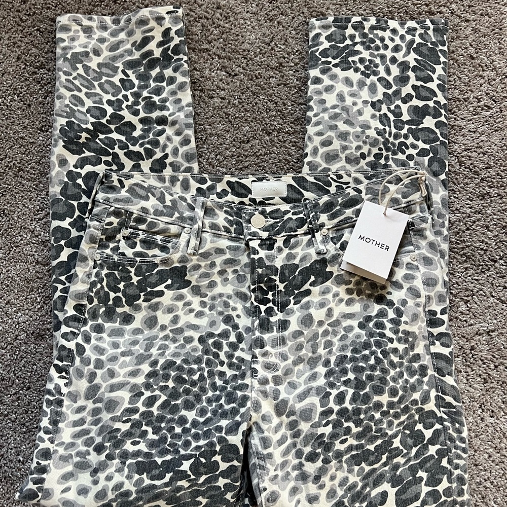 Mother mid rise dazzler jeans in play date